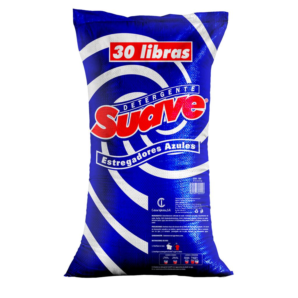 DETERGENTE EN POLVO (SUAVE) 30,LB
