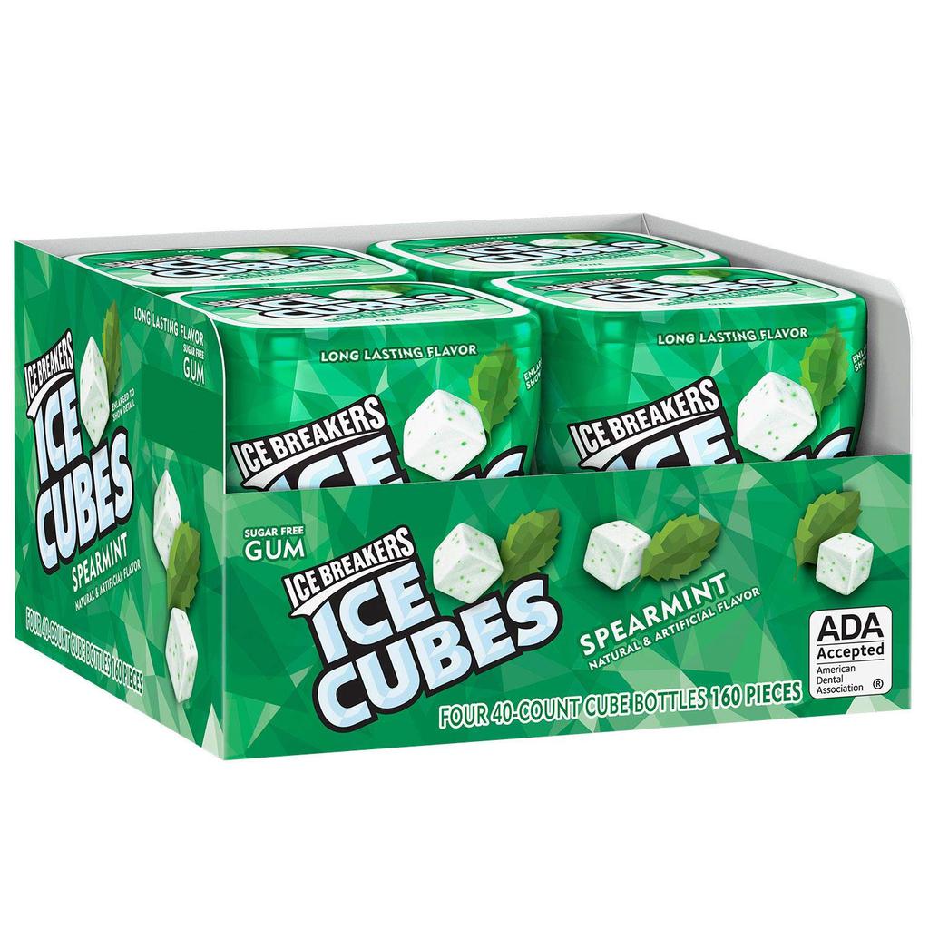 Ice Cubes Chicle de Menta 4 Paquetes / 40 Unidades