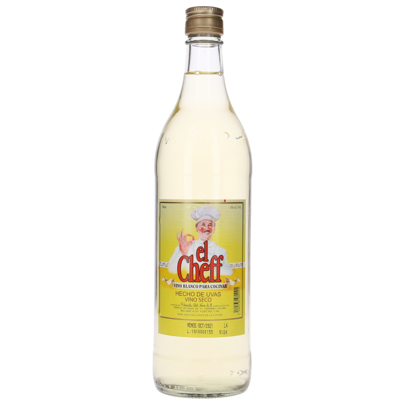VINO COCINA EL CHEF BLANCO 12/700,ML
