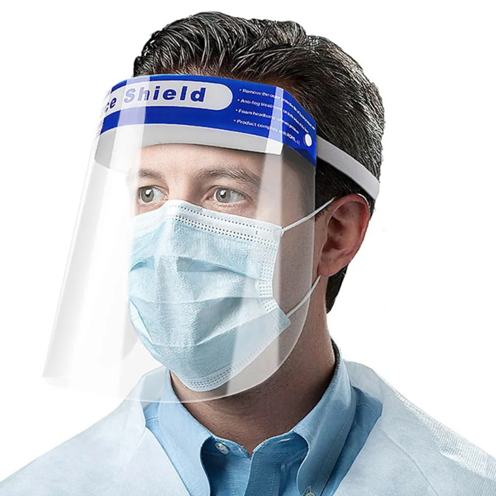 VISOR FACIAL BURBUJA TRANSPARENTE