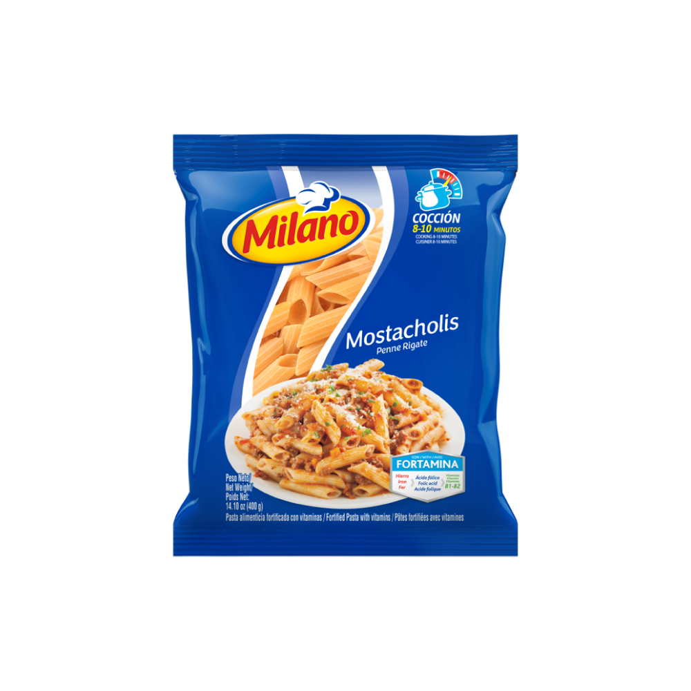 MOSTACHOLIS MILANO EMPACADO 20/400 