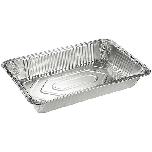BANDEJA DE ALUMINIO 52.5CM X 32.8CM X 7.6CM GRANDE 1/50