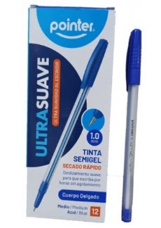 BOLIGRAFO AZUL POINTER  1.0MM DOC 1/12