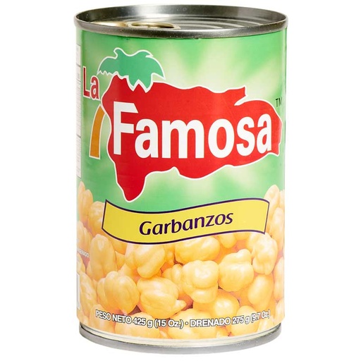 GARBANZO LA FAMOSA 24/15,OZ