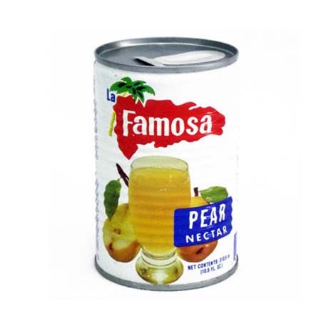 JUGO NECTAR DE PERA LA FAMOSA 48/10.5,OZ