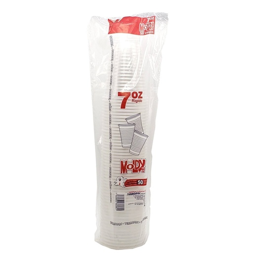 [RFR-900214] VASO PLASTICO MOLDY 7,OZ (50/50)