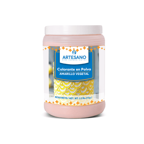 COLORANTE EN POLVO AMARILLO VEGETAL 2.2,LB