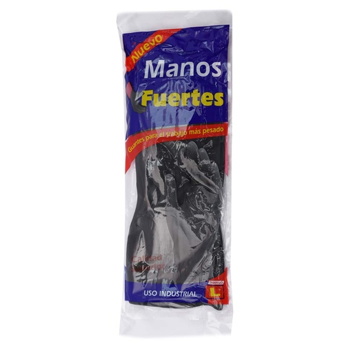 GUANTES MANO FUERTES NEGROS 1/PAR